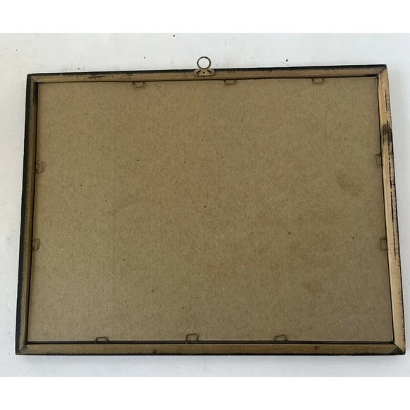 African Tribal Hunting Water Boat Landscape Scene Painting Signed - Picture 5 of 5